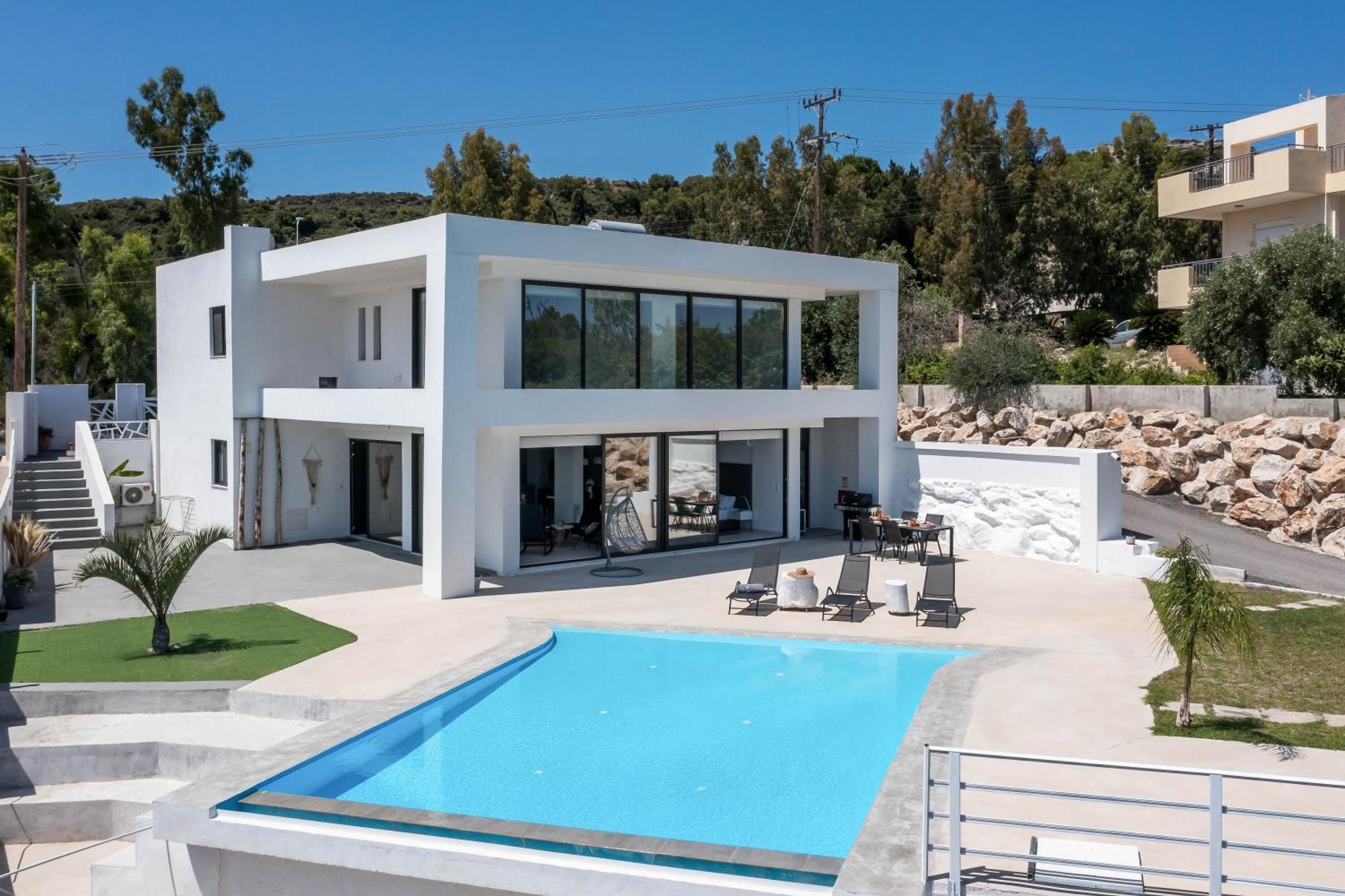 Habitat Inn Faliraki View Villa Rhodes Kalithies المظهر الخارجي الصورة